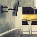 Kanto PS300 Full Motion TV Wall Mount for 25" - 75" TVs, Black