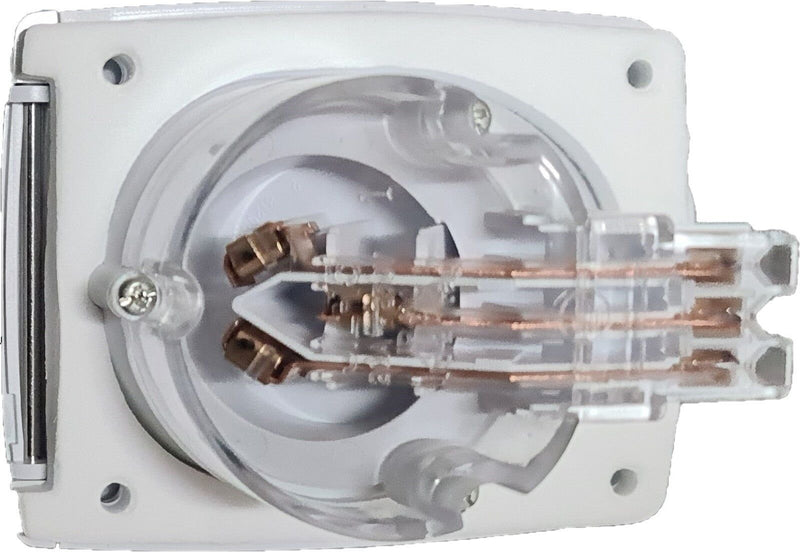 CMS 15AMP Plug Power Inlet White JIL15