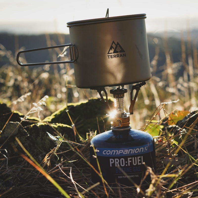 TERRAN Titanium Pot with Long Handle 1100ml