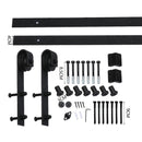 3m Antique Classic Style Double Sliding Barn Door Hardware Track Roller Kit