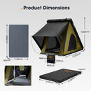 San Hima Kalbarri Lite Rooftop Tent Hardshell Waterproof Camping Olive 4x4 4WD