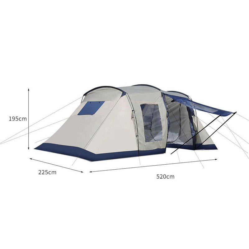 Mountview Large Family Camping Tent Portable Outdoor Beach 6-8 Person Shelter