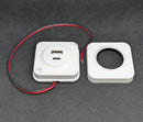 Dreamlighting USB and C Type Fast Wall Mounted Charger, White Shell