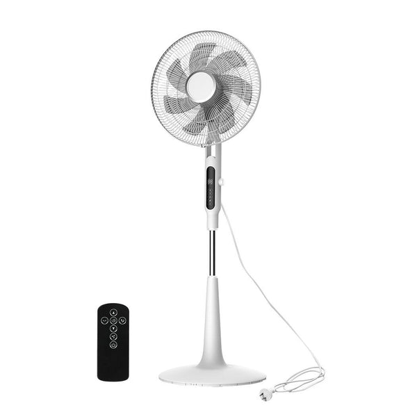 Spector Pedestal Fan Tilt & Oscillating 28 Speed Cooler Timer Adjustable Height