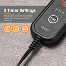 San Hima 12V Electric Blanket with Controller Washable Throw Rug Camping Travel