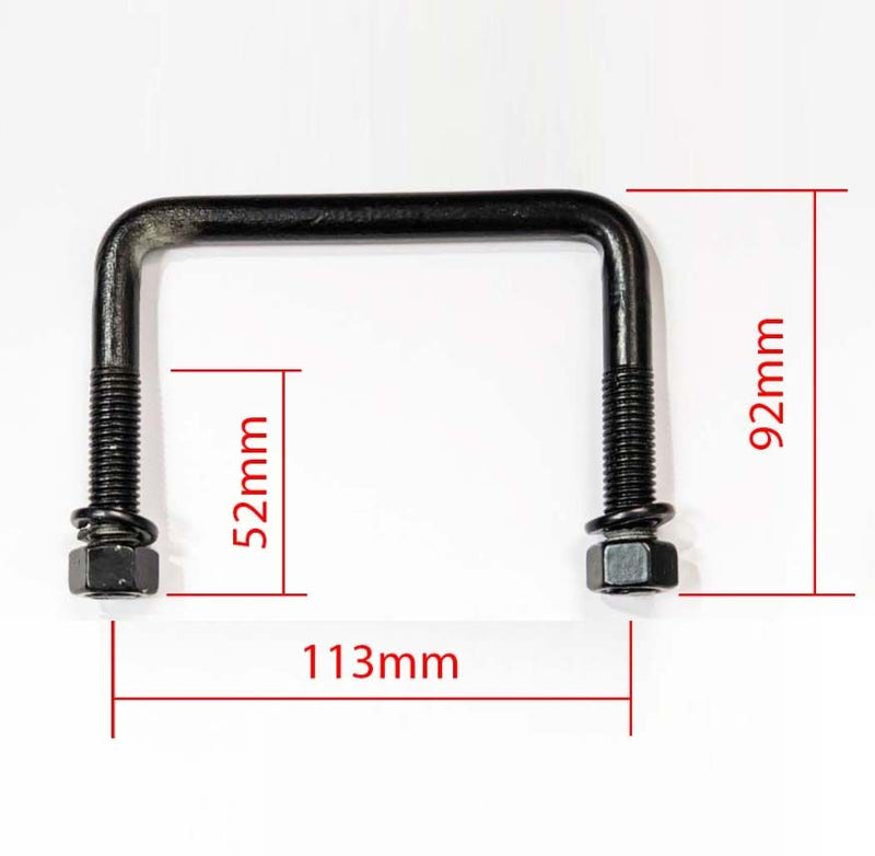 Jerry Can Holders U Bolt With Nuts and Washers (A Pair)