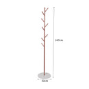 Levede Coat Rack Hat Clothes Stand Hanger Garment Hook Metal Organizer Rose Gold