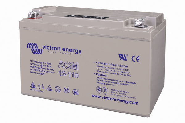 Victron Energy 12V/110Ah AGM Deep Cycle Battery (M8)