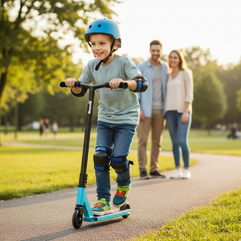 Monvelo Stunt Scooter for 8+ Kids Adult 360° Freestyle Trick Scooter Max 100kg