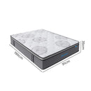 Dreamz Spring Mattress Bed Pocket Egg Crate Foam Medium Firm Single Size 35cm