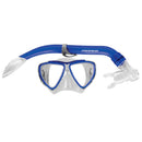 Mirage Turtle Junior Blue Silitex Snorkel & Mask Set with Tempered Lens