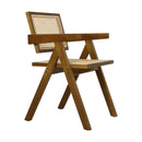 Levede 2x Armchair Dining Chair Wicker Wooden Chairs Rattan Accent Lounge Seat