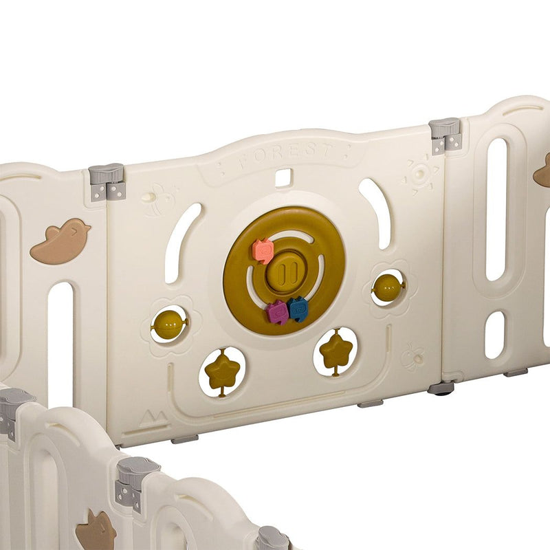 Bopeep Kids Playpen Baby Safety Gate Toddler Fence Child Play Game Toy 18 Panels