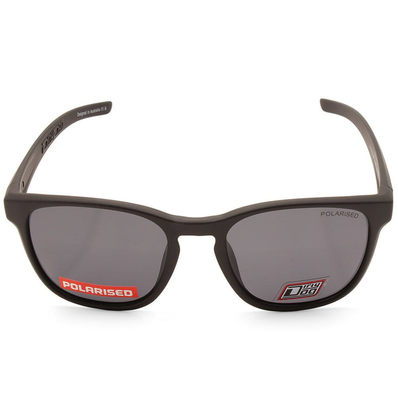 Dirty Dog Lit Satin Black/Grey Unisex Polarised Sunglasses