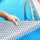 Traderight Group  Solar Swimming Pool Cover 400 Micron Outdoor Bubble Blanket Heater 10 X 4.7m
