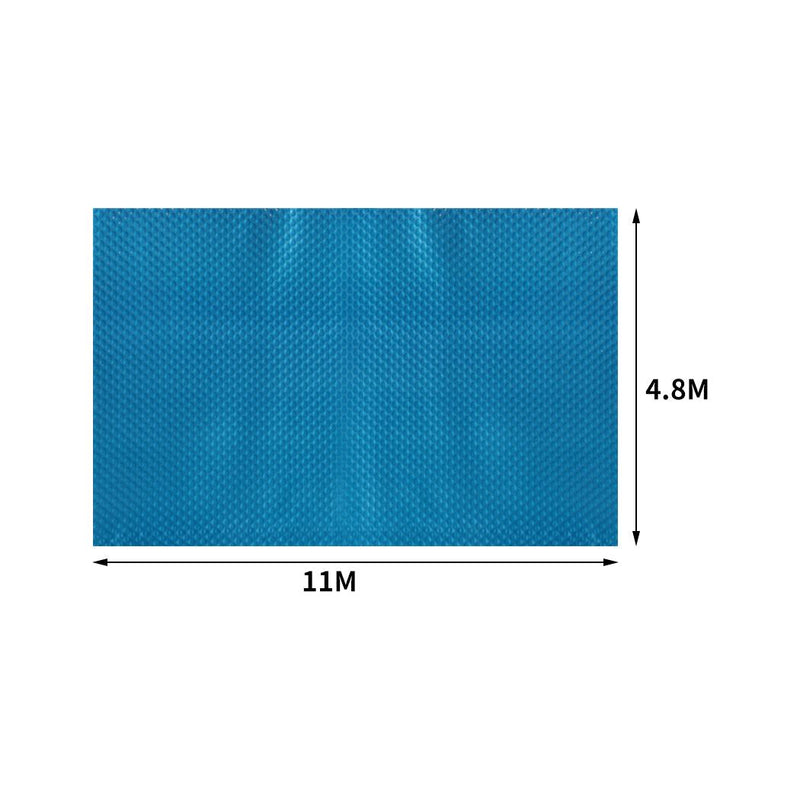 Traderight Group  Solar Swimming Pool Cover 400 Micron Outdoor Bubble Blanket Heater 11 X 4.8m