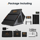 San Hima Kalbarri Lite Gen 2 Rooftop Tent Grey+130W Solar Panel+Ladder & Rack