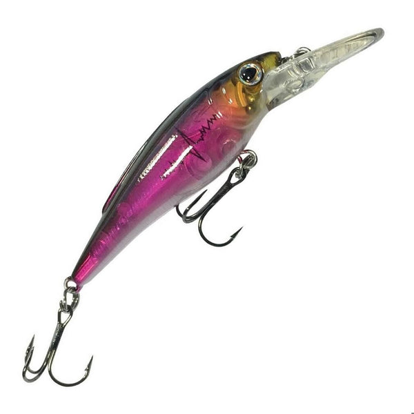 Tsunami Pro 50mm Super Bream Hard Body Minnow Lure - Black/Purple/Clear