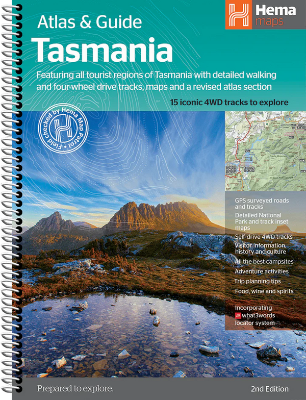 Hema Tasmanian Atlas and Guide