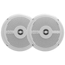 Autobacs M620W 6.5 Inch 2-Way Slim Fit Marine Speakers - White