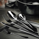 Stainless-Steel Cutlery Set Travel Knife Fork Spoon Black Child Tableware 30Pcs