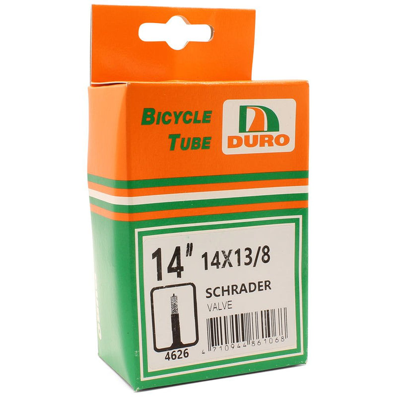 Duro 14 x 1 3/8 Bicycle Tyre Tube for 14" Inch Kids Bikes Schrader Valve
