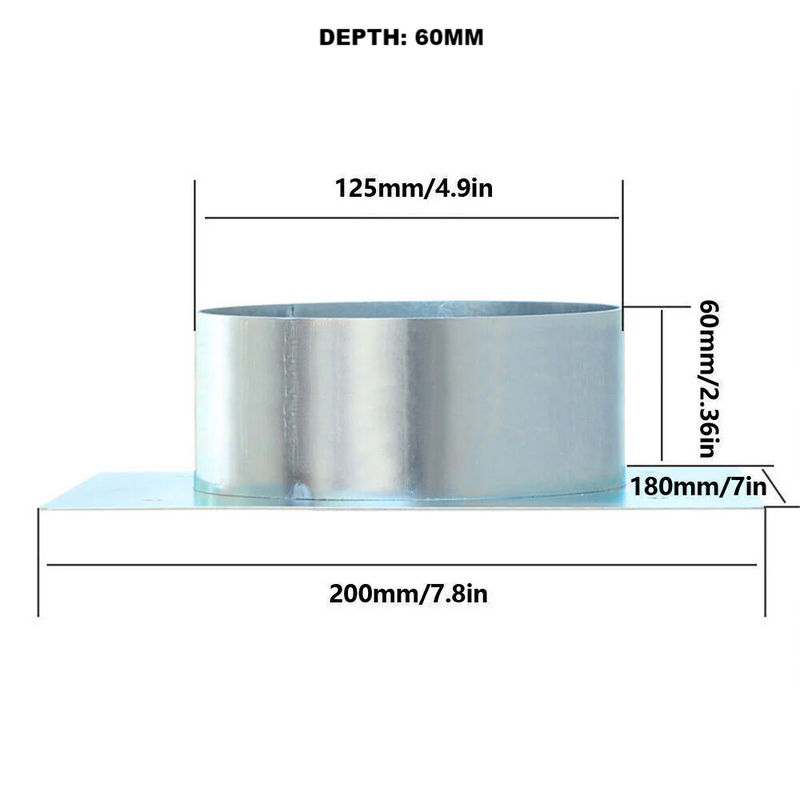 Mount Plate for Diesel Heater - Turret Style