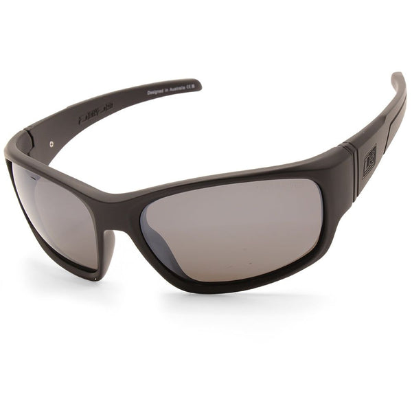 Dirty Dog Snapper Satin Black/Grey Flash Mirror Polarised Men's Sunglasses