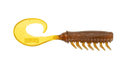 8 Pack of 2.5 Inch Rapala Crush City Creeper Soft Plastic Curly Tail Lures