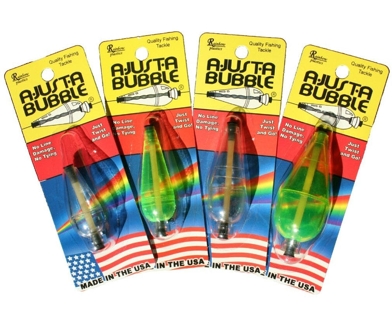 3/16 oz A-Just-A Bubble Fishing Float - No Tying Needed - Made In USA