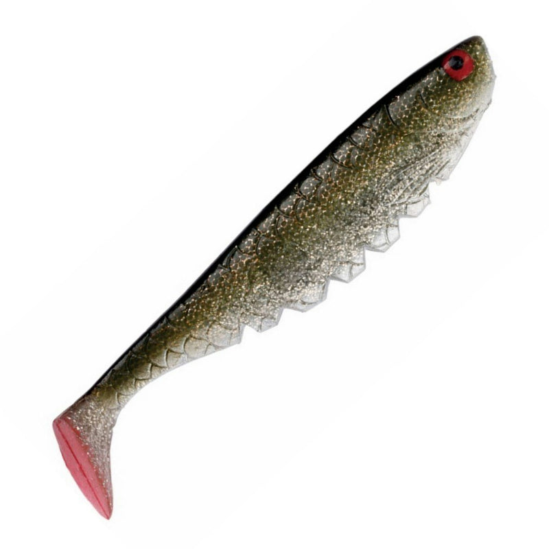 23cm Storm RIP Shad Soft Plastic Fishing Lure - Green Roach