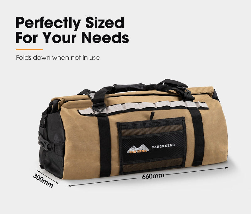 SAN HIMA Cargo Bag Medium Stormproof Bag Water Resistant Outdoor Camping 4WD 70L