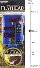 Gillies Flathead Tackle Pack-100 Pce Assorted Tackle Kit With 12lb Fishing Line
