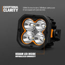 LIGHTFOX Cygnus-4 Pair 3inch Osram LED Pod Lights 1Lux@506m IP68 7,668LM