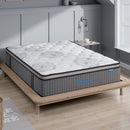 Dreamz Spring Mattress Bed Pocket Egg Crate Foam Medium Firm Double Size 35cm