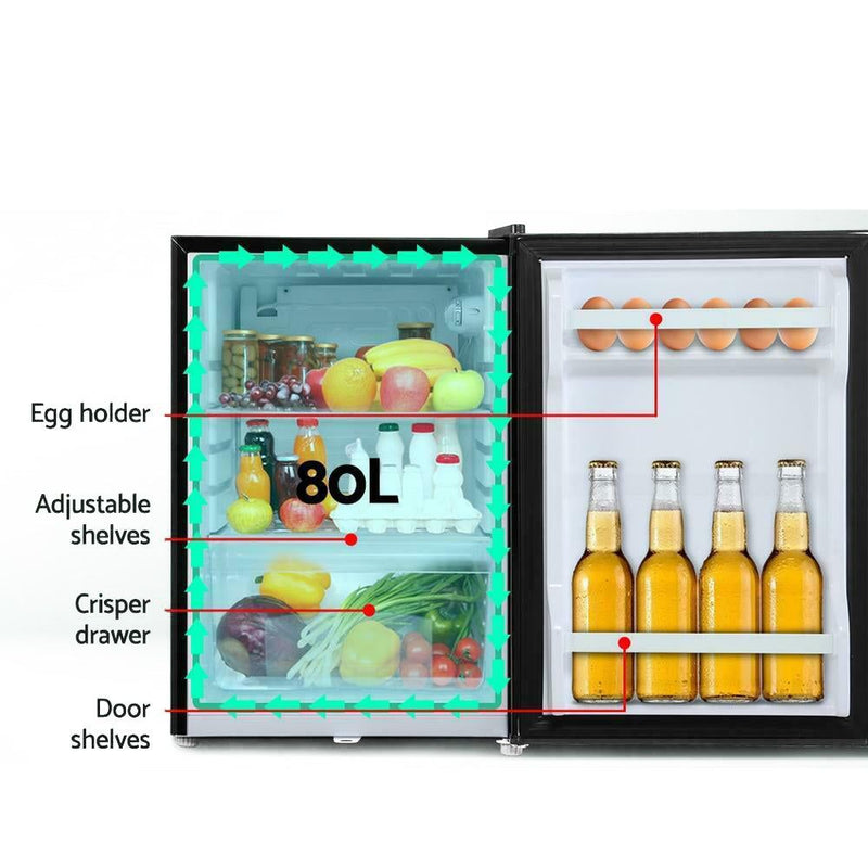 Upright Caravan Fridge 12V/24V/240V