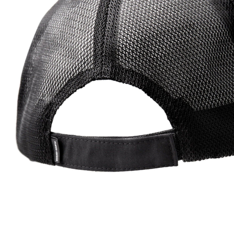 Ocean & Earth Kuta Adult Mesh Trucker Cap with Chin Strap - Black