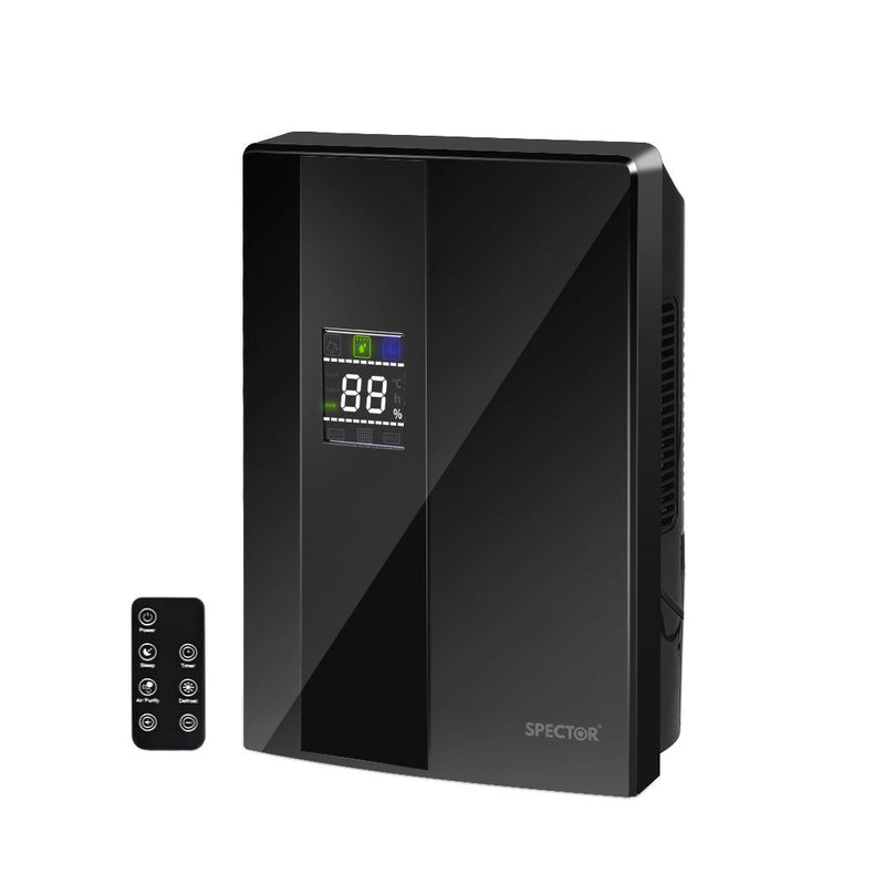 Spector Dehumidifier Air Purifier 2200ml Portable Dual Core Efficient Dryer