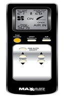 MaxxFan Plus with Thermostat, Power Lift, Rain Sensor and Remote 00-04540KIA