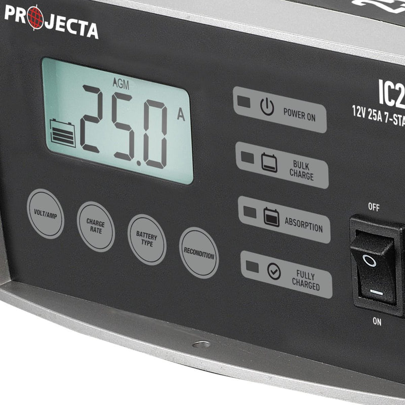 New Projecta IC25 Intelli-Charge 12V Automatic 25A 7 Stage Battery Charger