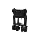 Lambu Garden Camping Trolley Outdoor Garden Wagon Cart Folding Widen Picnic Black
