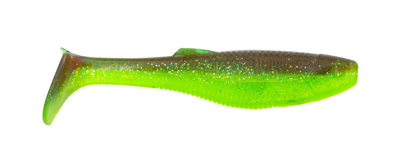 6 Pack of 3 Inch Rapala Crush City Heavy Hitter Soft Plastic Paddle Tail Lures