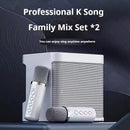 Portable Dual Microphone Karaoke Speaker System (White)