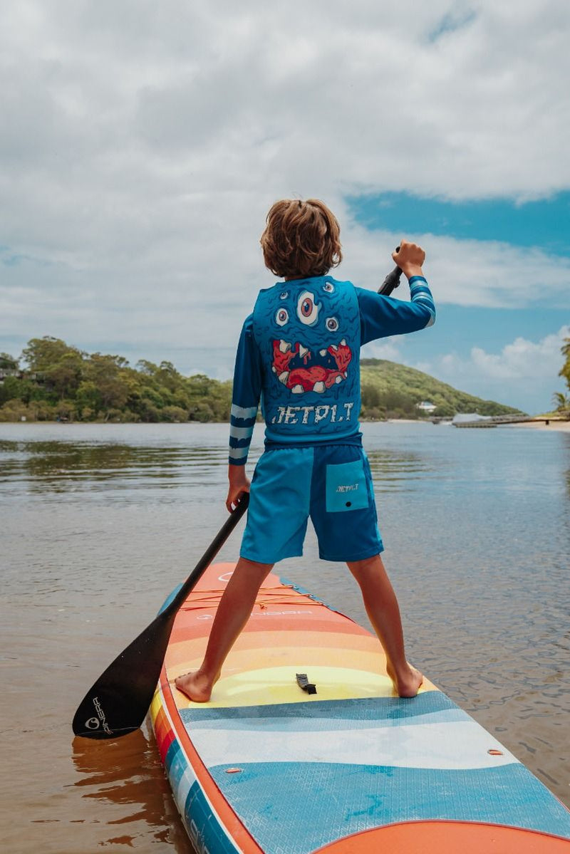Jet Pilot Pfd Cause Boys F/e Yth Eco Vest Blue