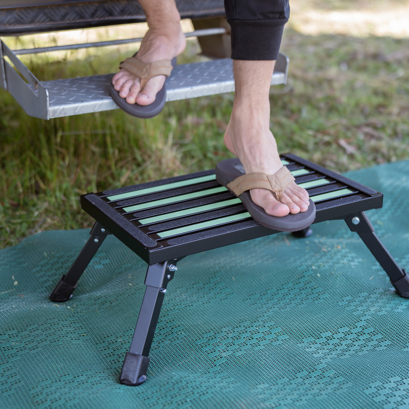 Supex STP3B Aluminium Caravan Step Black