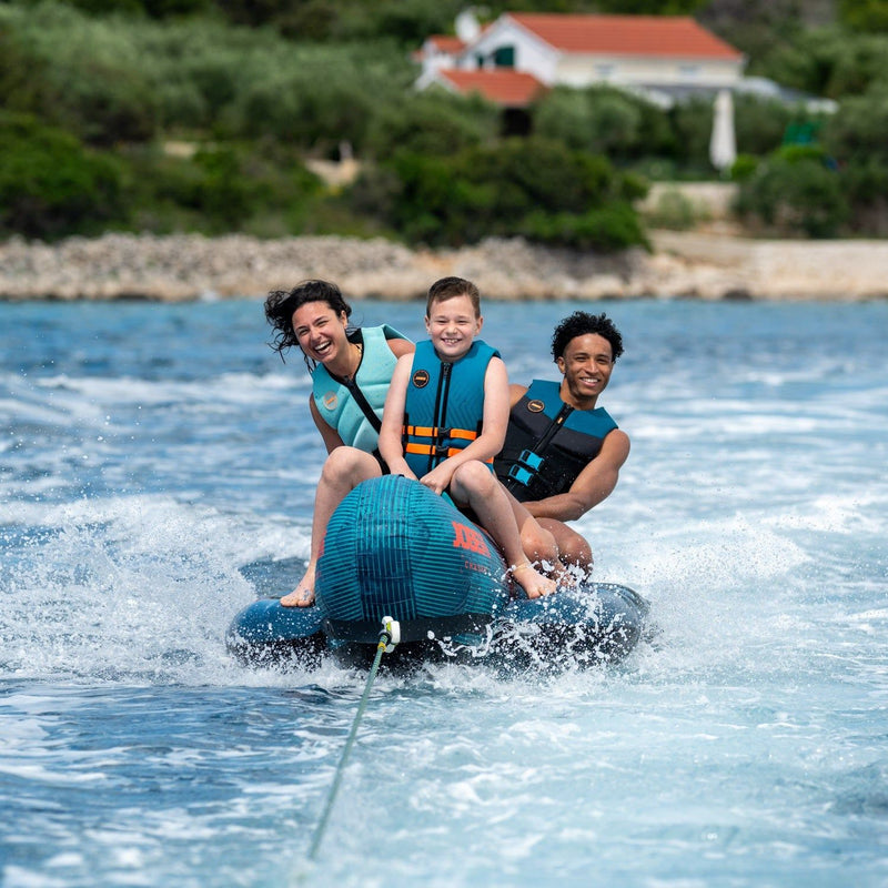 Jobe Chaser 3-Person Hot Dog Style Inflatable Towable Ski Tube