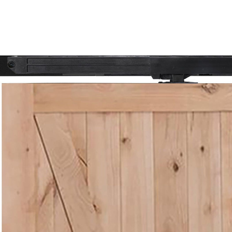 Antique Style Sliding Barn Double Door Hardware Damper Quiet Closing Tool Kit