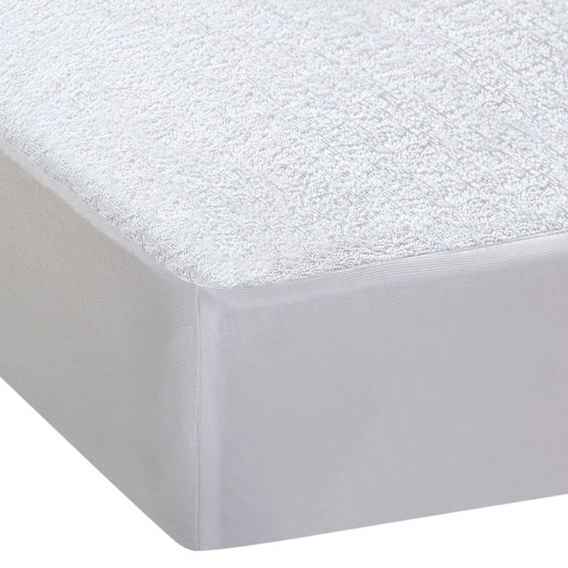 Dreamz Terry Cotton Fully Fitted Waterproof Mattress Protector in Double Size