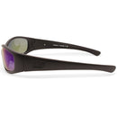 Dirty Dog Buzzer Satin Satin Black/Blue Mirror Men's Polarised Sunglasses