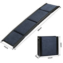 Pawz Dog Ramp For Car SUV Pet Dog Stairs Steps Ladder Travel Foldable Portable